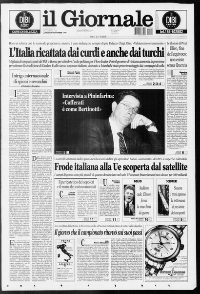 Il giornale del lunedi